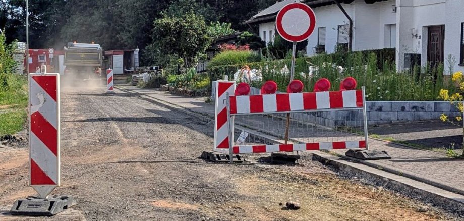 Baustelle Waldstraße Katzenbach