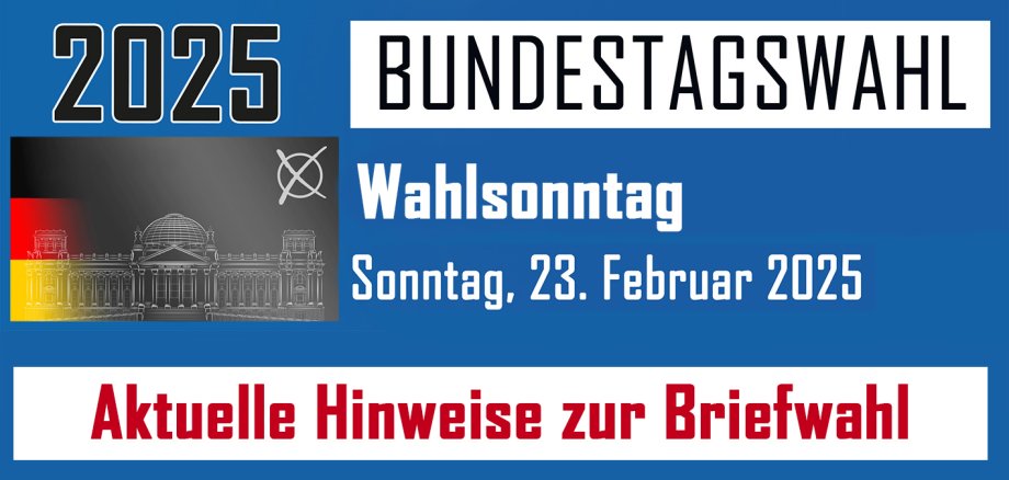 Banner "Hinweise zur Briefwahl"